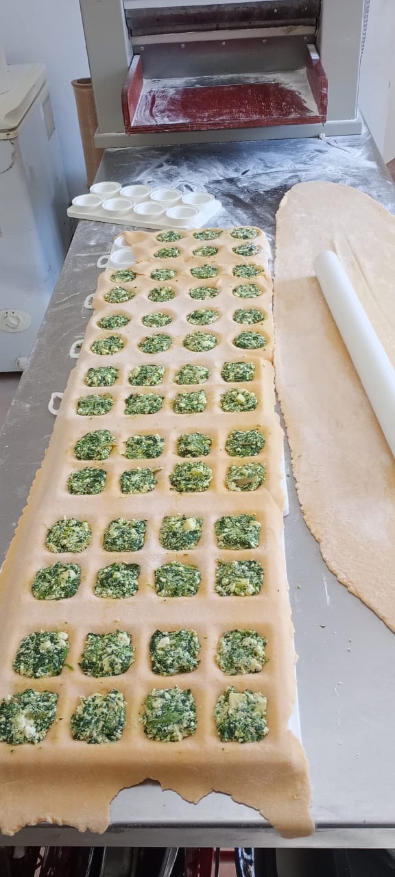 Elaboración artesanal de pastas rellenas
